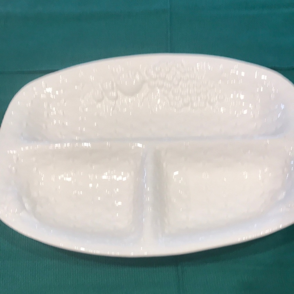 Vintage Portuguese divided serving platter. No chips or cracks.